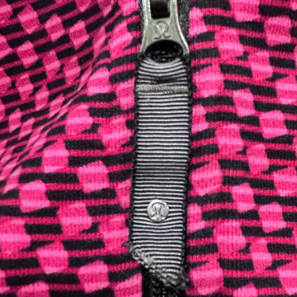Lululemon Radiant Jacket in Deep Dive Pink Berry Rumble Black Size 6 - Picture 9 of 10